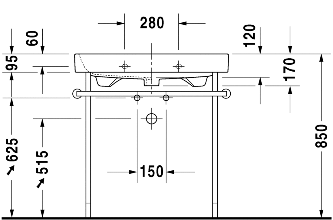 Slika od Happy D.2 Washbasin, furniture washbasin 80