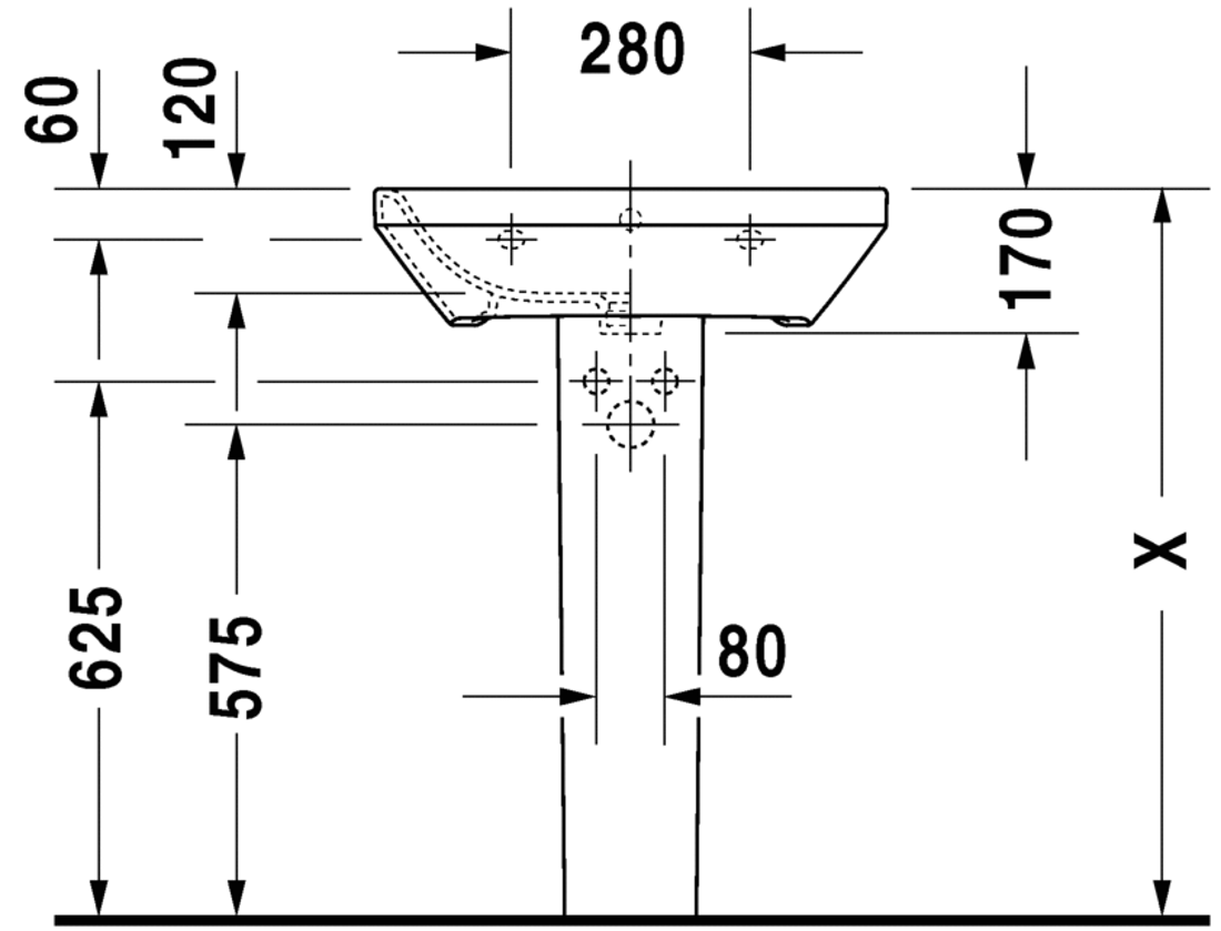 Slika od DuraStyle Washbasin 60