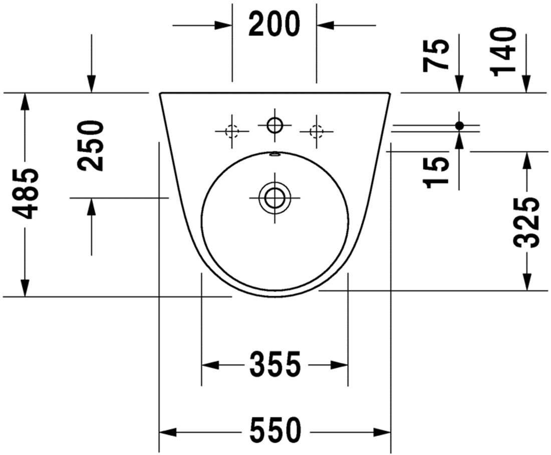 Slika od Starck 2 Washbasin 55