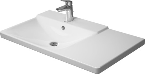 Slika od P3 Comforts Washbasin, furniture washbasin asymmetric 85