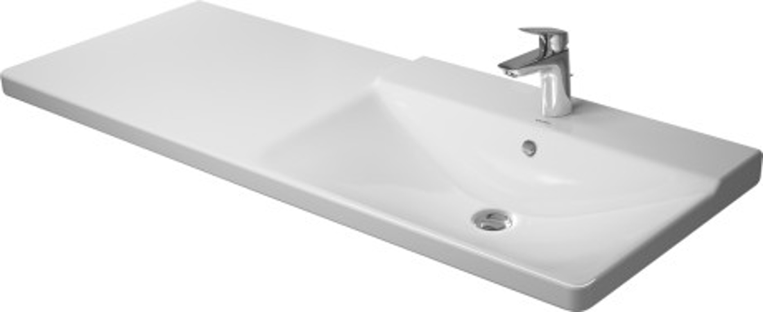 Slika od P3 Comforts Washbasin, furniture washbasin asymmetric 125