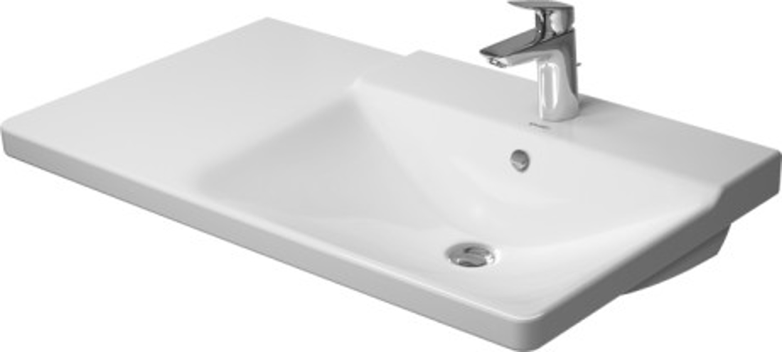 Slika od P3 Comforts Washbasin, furniture washbasin asymmetric 85