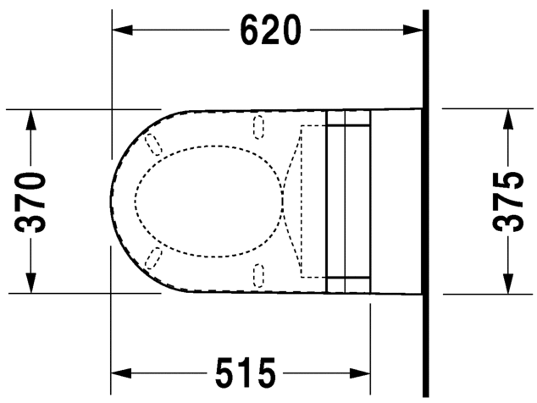 Slika od Starck 2 Toilet wall mounted