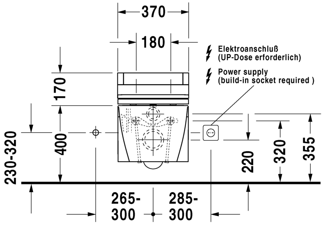 Slika od Starck 2 Toilet wall mounted