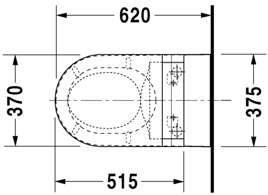 Slika od Starck 2 Toilet wall mounted