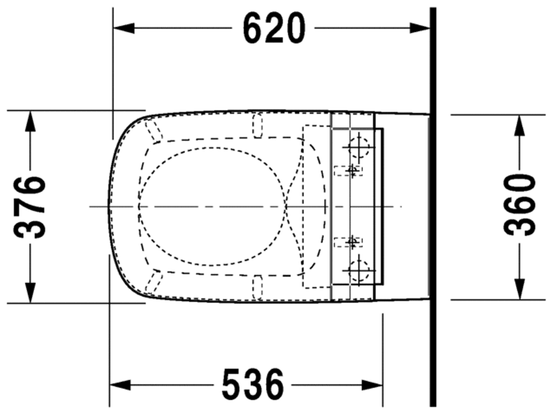 Slika od DuraStyle Toilet wall mounted