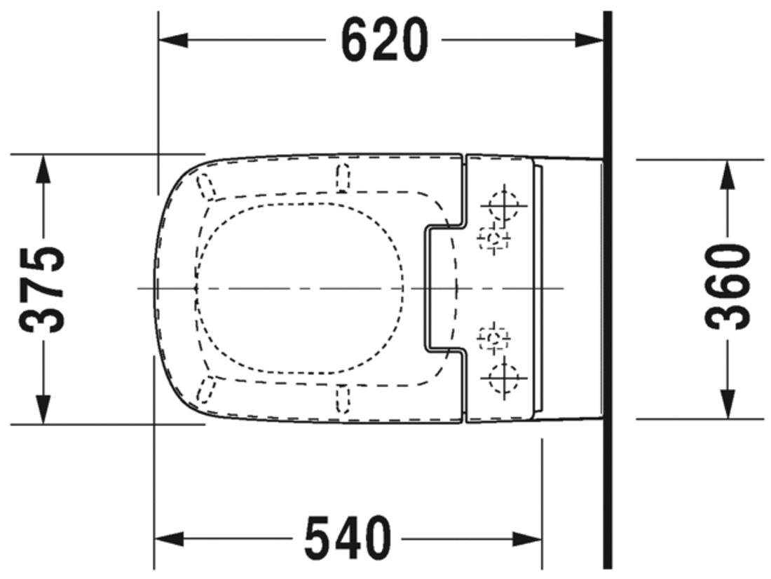 Slika od DuraStyle Toilet wall mounted