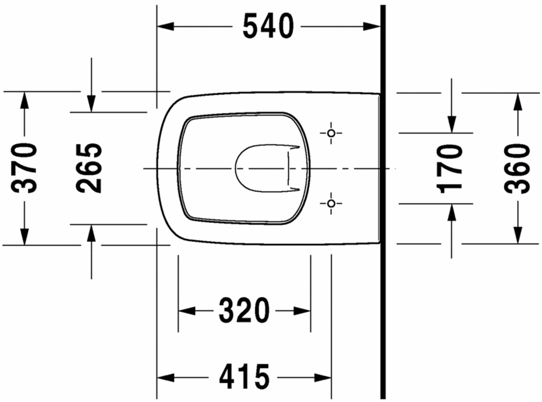 Slika od DuraStyle Toilet wall mounted