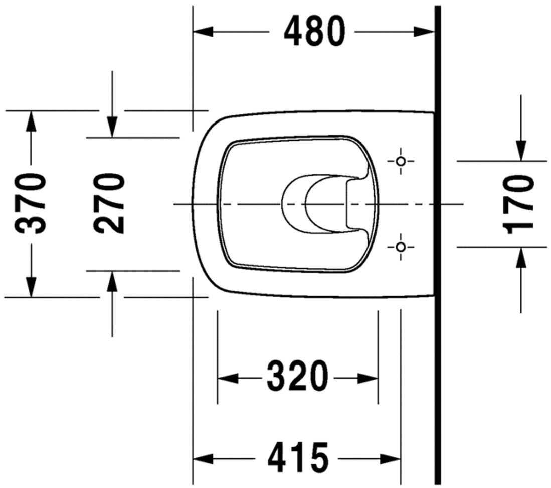 Slika od DuraStyle Toilet wall mounted Compact