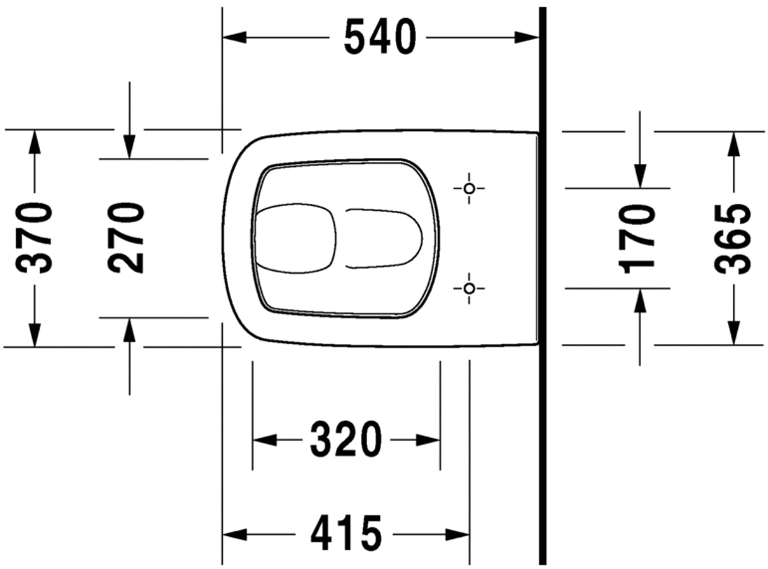 Slika od DuraStyle Toilet wall mounted