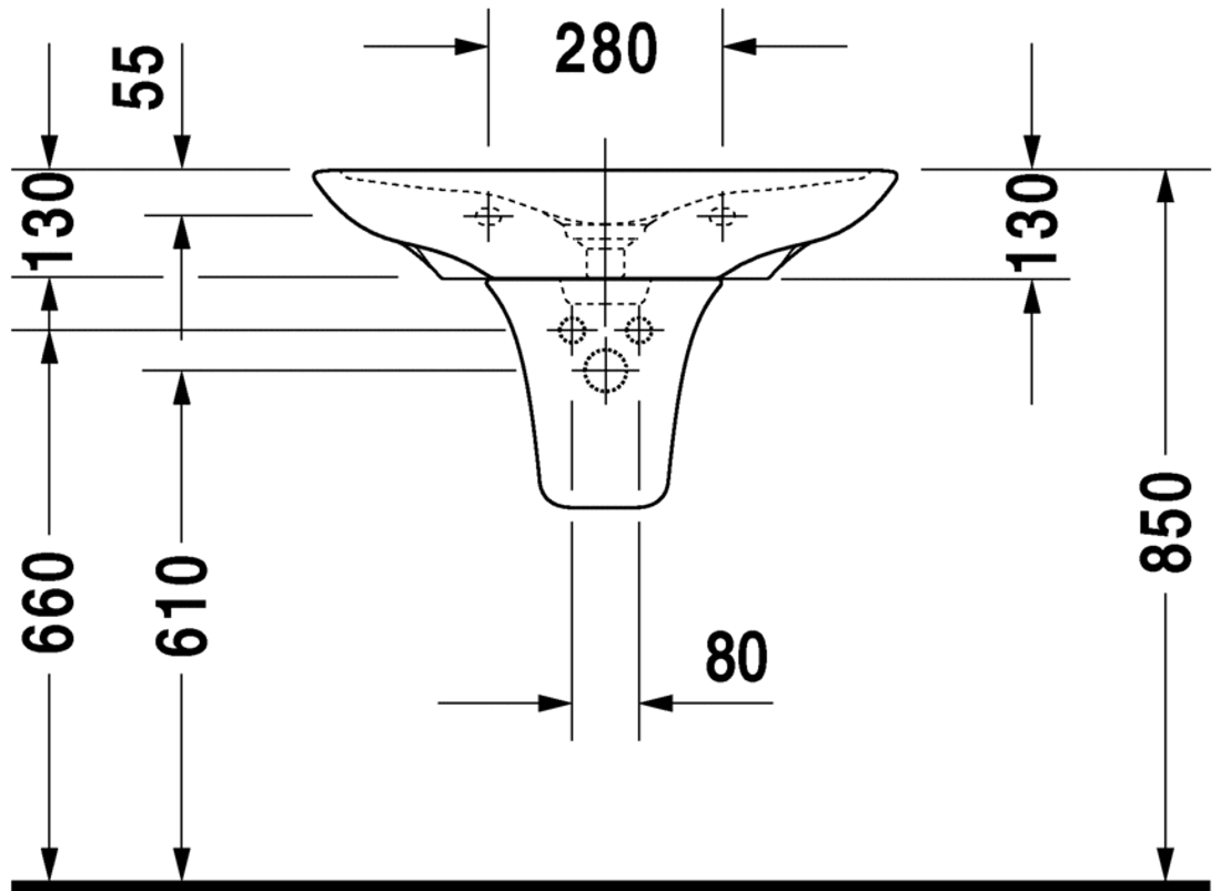 Slika od PuraVida Washbasin 70