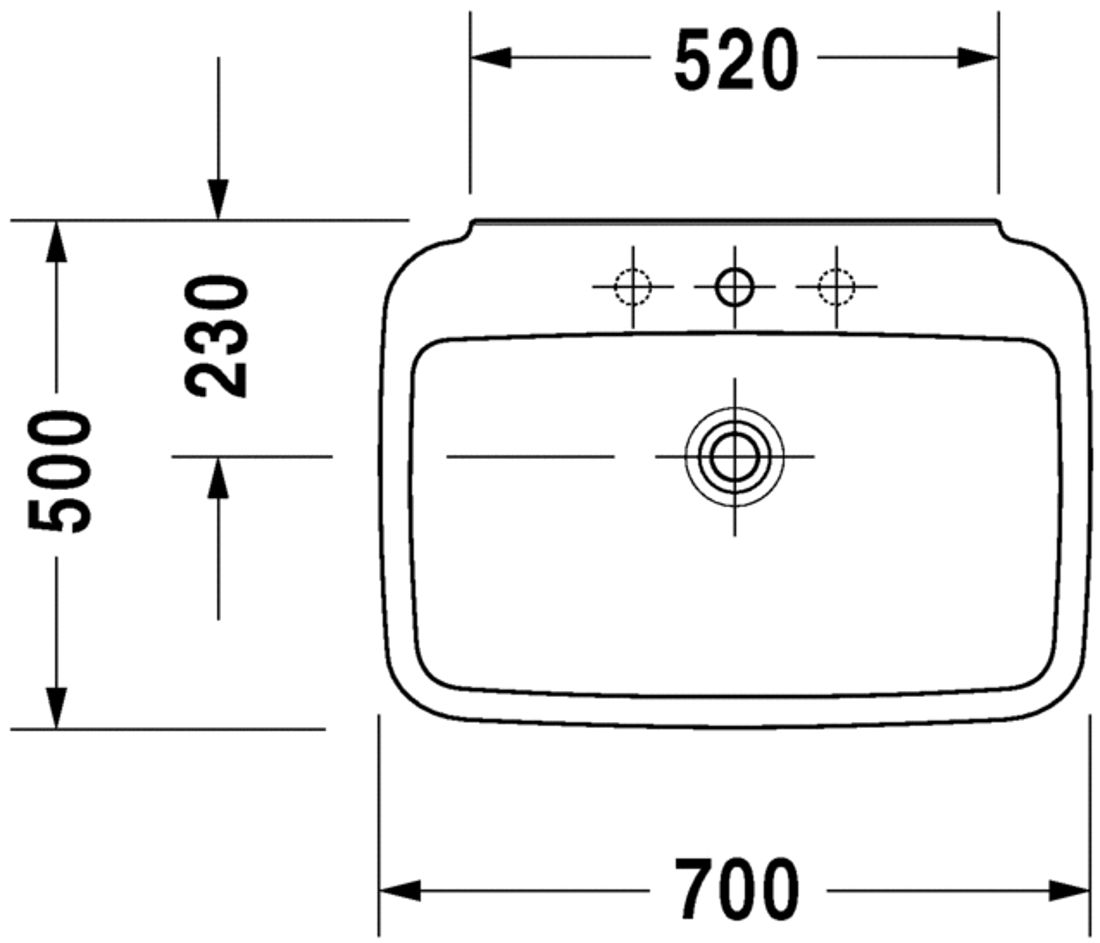 Slika od PuraVida Washbasin + 70