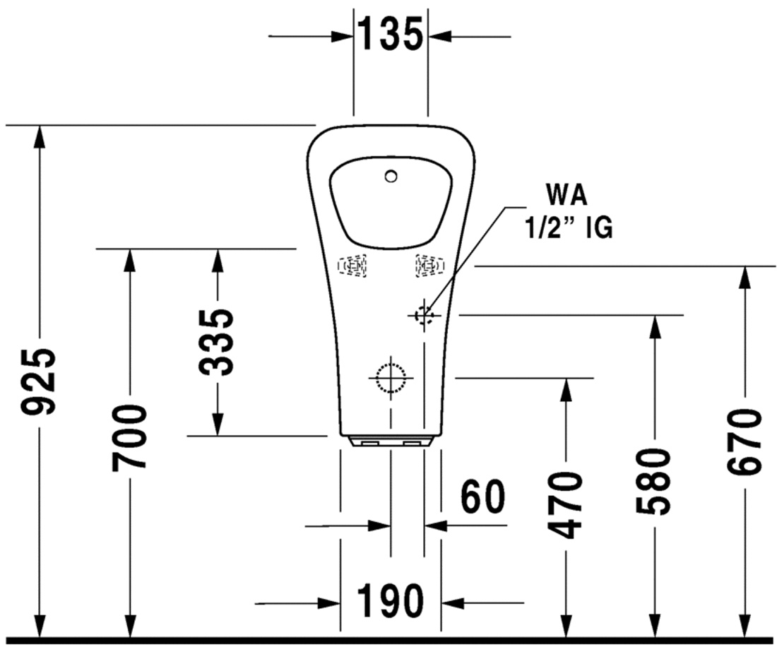 Slika od DuraStyle Urinal