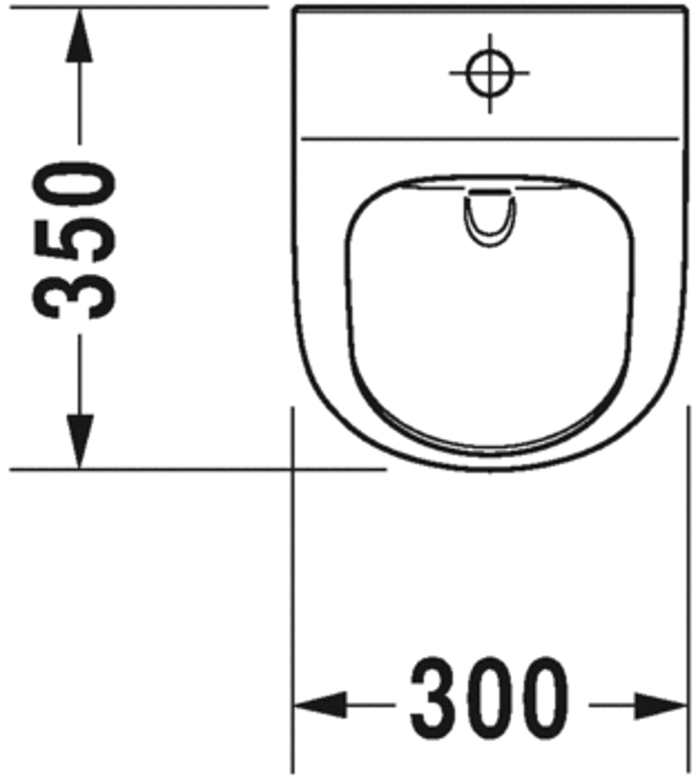 Slika od ME by Starck Urinal Duravit Rimless® 0,5 L