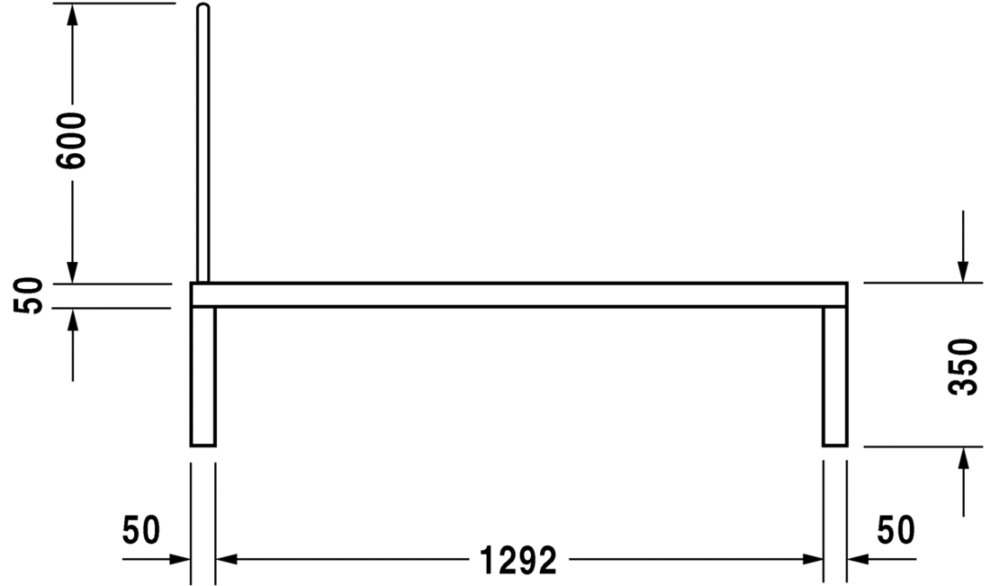 Slika od Bench / support rail