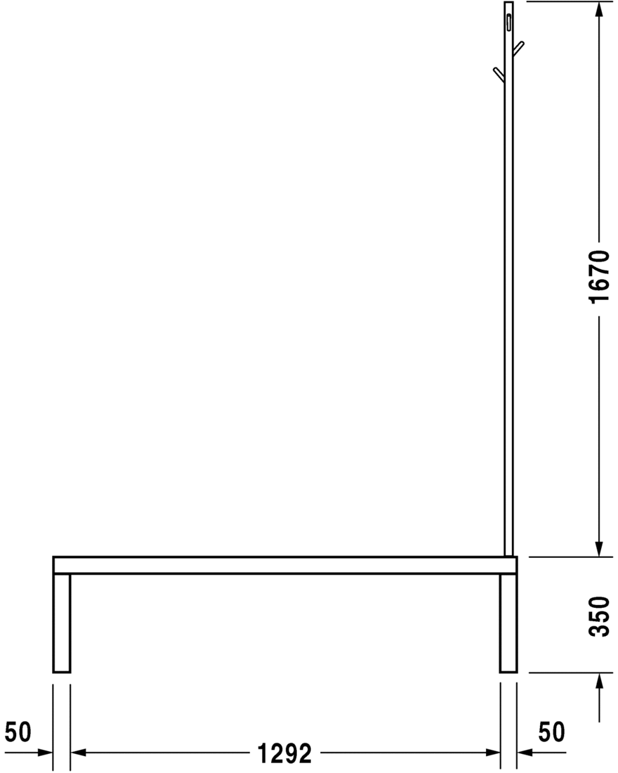 Slika od Bench / support rail