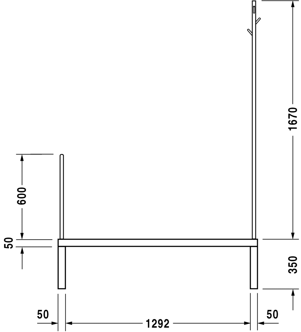 Slika od Bench / support rail