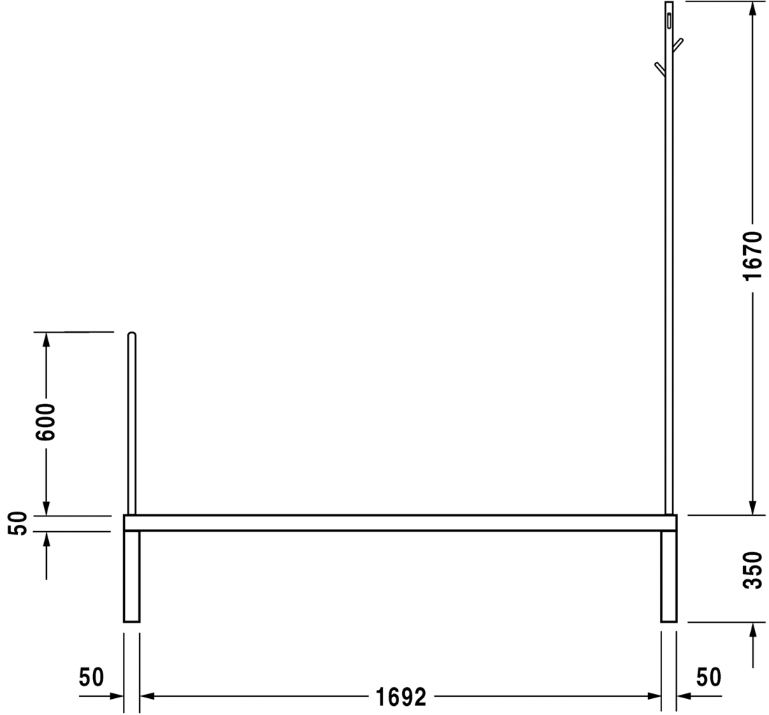 Slika od Bench / support rail