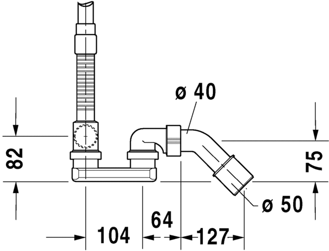 Slika od Waste and overflow Quadroval