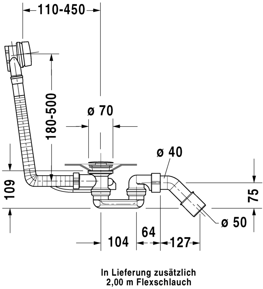 Slika od Waste and overflow Quadroval