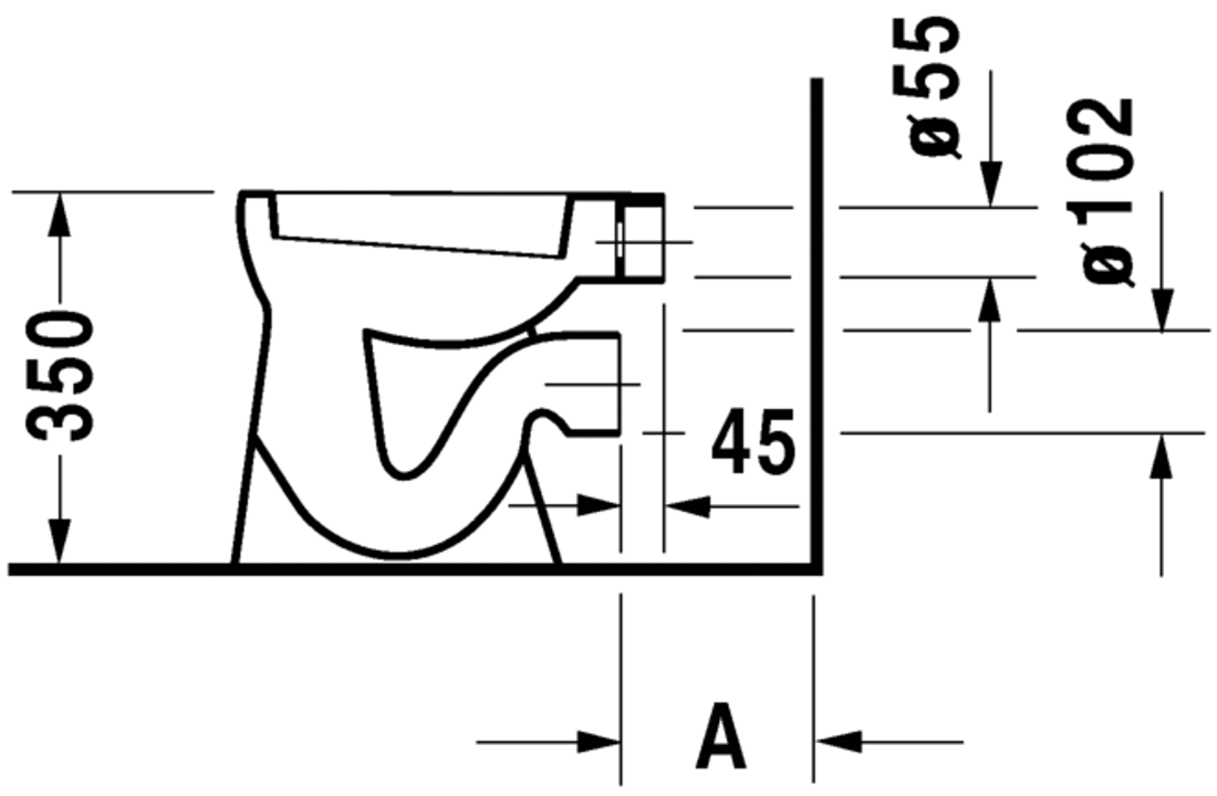 Slika od Duraplus Toilet floor standing Bambi