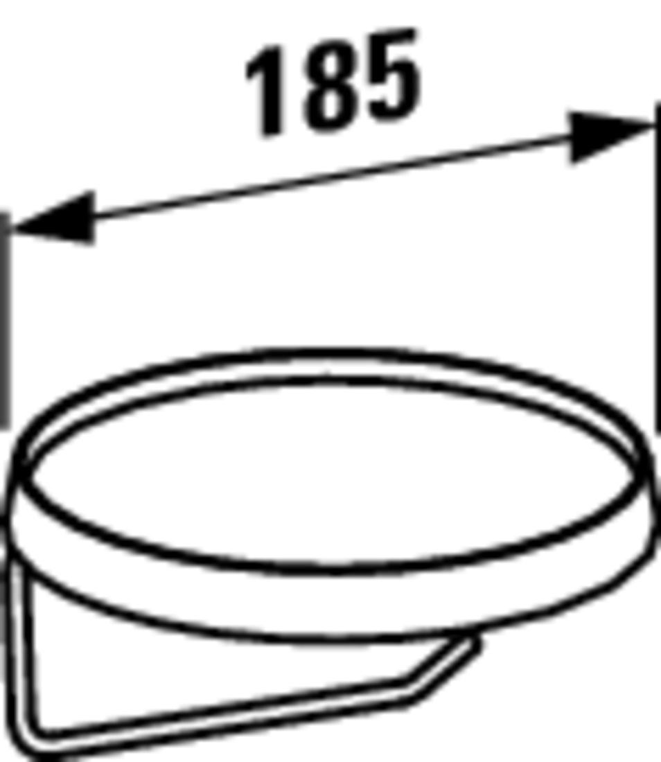 Slika od KBYLTOIPAHOL držač wc papira  Ø 183 mm