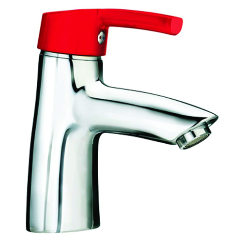 Slika od Curvepro jednoručna slavina za Florakids umivaonik crvena ručica
