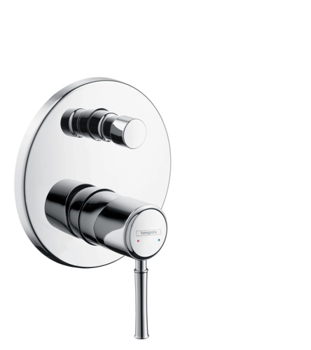Slika od Talis Classic Single lever bath mixer for concealed installation with integrated security combinationg according to EN1717