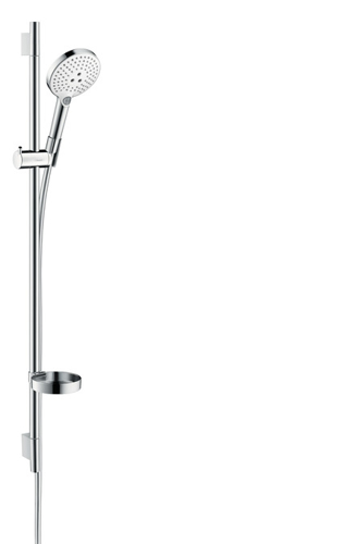 Slika od Raindance Select S 120 3jet hand shower EcoSmart 9 l/min/ Unica'S Puro wall bar 0.90 m set