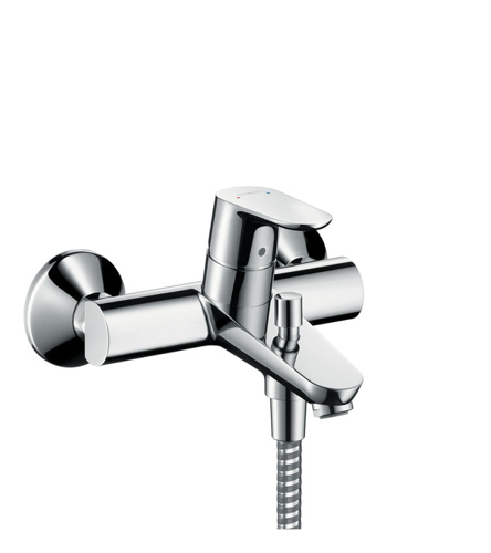 Slika od Focus Single lever bath mixer for exposed installation with Eco ceramic cartridge (with 2 flow rates)
