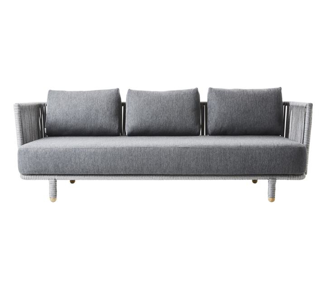 Slika od Moments 3-seater sofa, incl. Grey cushion set