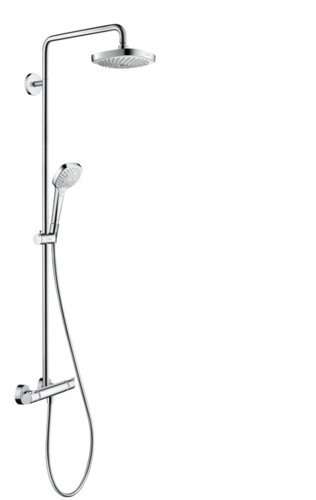 Slika od HG Croma Select E 180 Showerpipe wh/chr. null