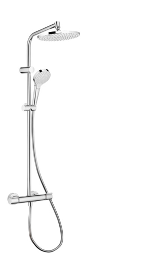 Slika od HG MySelect S Showerpipe 240 white/chr. null