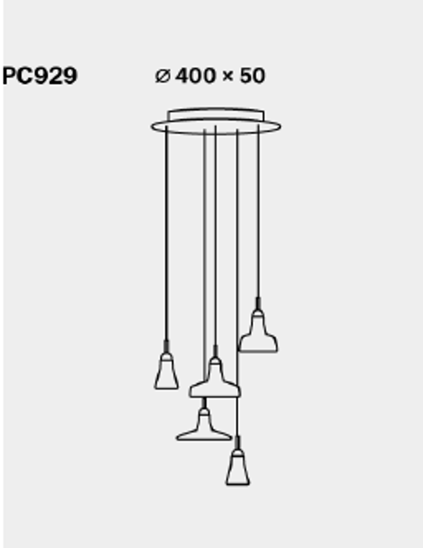 Picture of SHADOWS RING PLAFONSKA LAMPA FI40cm X h 200 cm