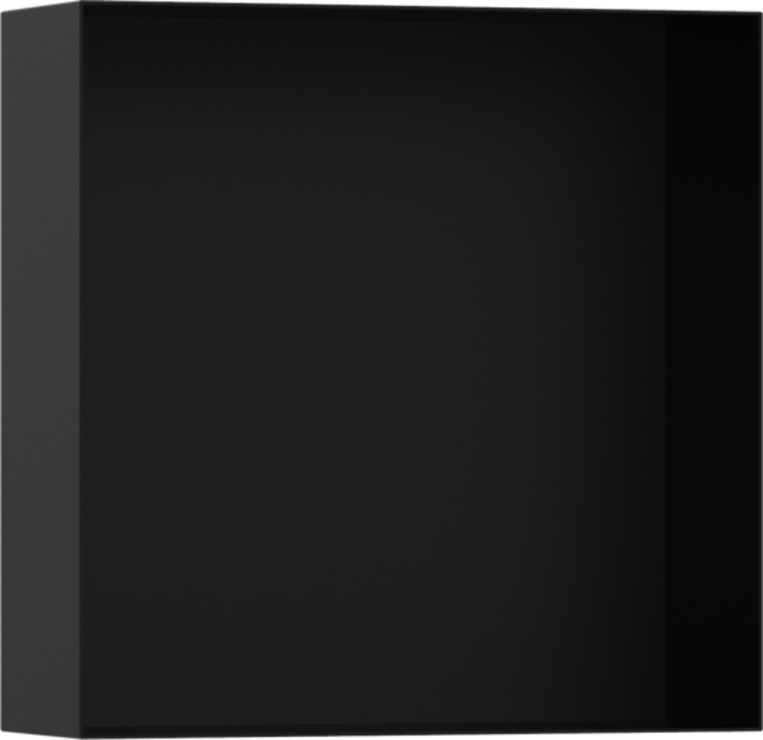 Slika od XtraStories Minimalistic zidna niša bez okvira 300/300/100 mat crna