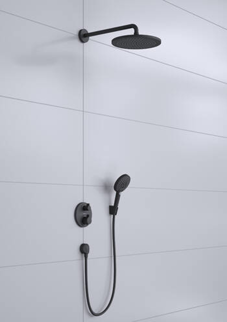 Picture of Croma Shower system 280 1jet with Ecostat S crna mat