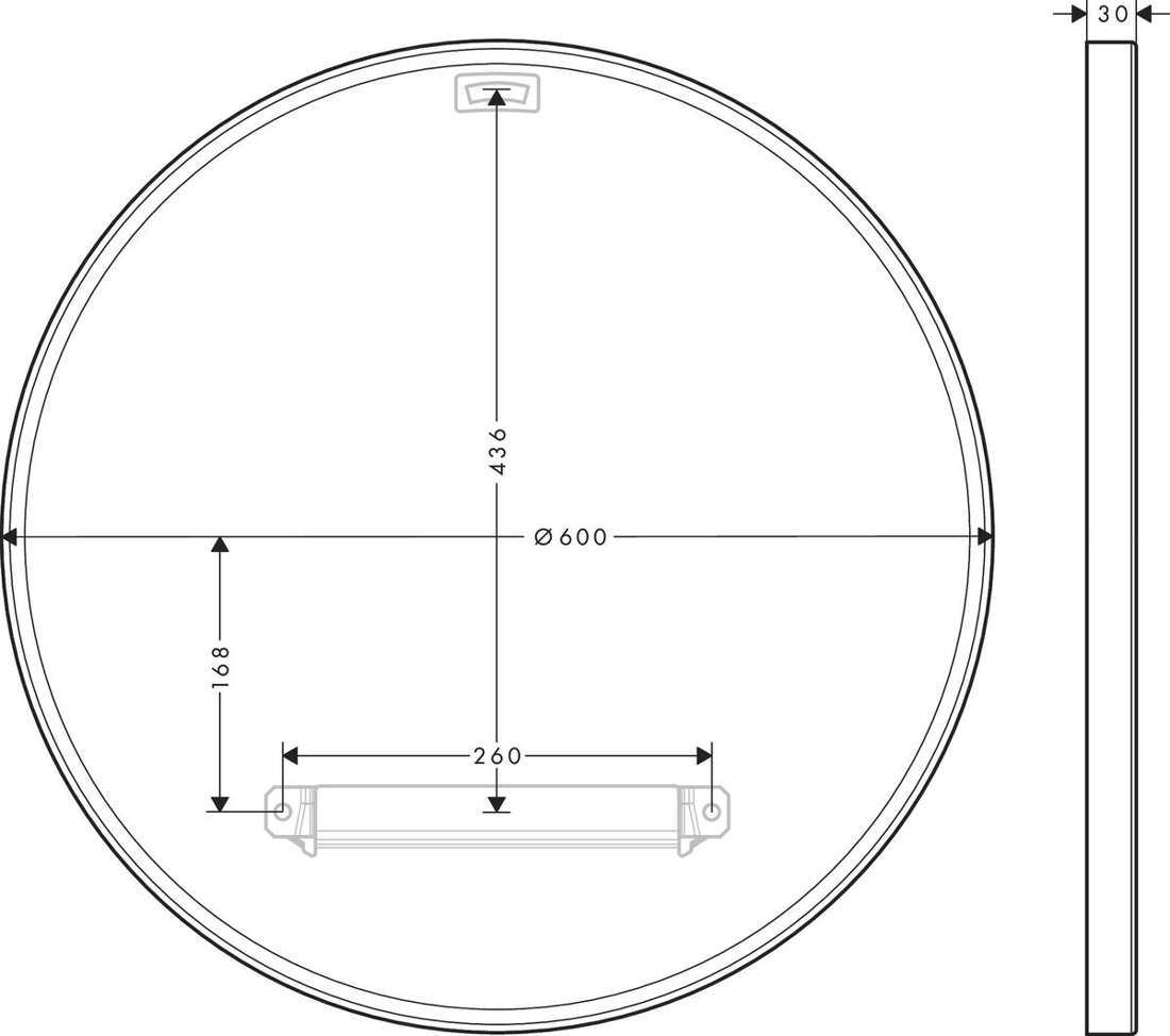 Picture of Universal Circular zidno ogledalo