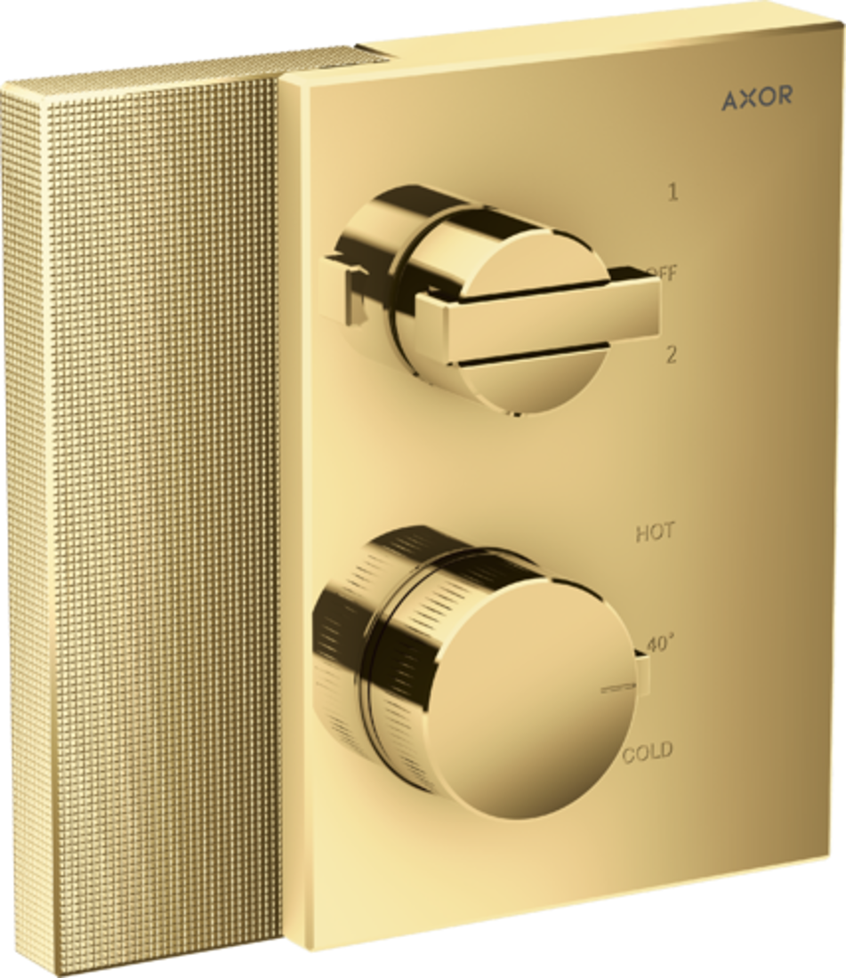 Picture of Axor Edge HighFlow termostat sa ventilima za preusmeravanje i zatvaranje vode diamond cut