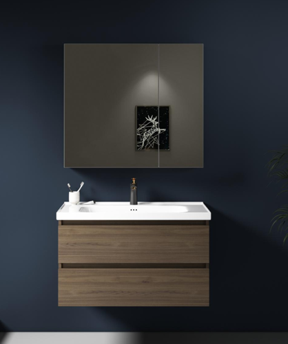 Slika od Plywood Bathroom Cabinet 800x470x500 cm sa 2 fioke