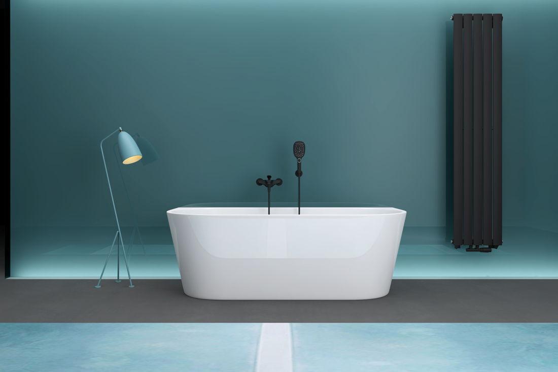 Slika od KLOP KADA BELA SJAJ 1700X770X590