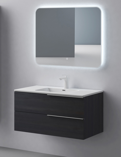 Slika od Set za kupatilo antracit sa lavaboom 800x480x450 mm