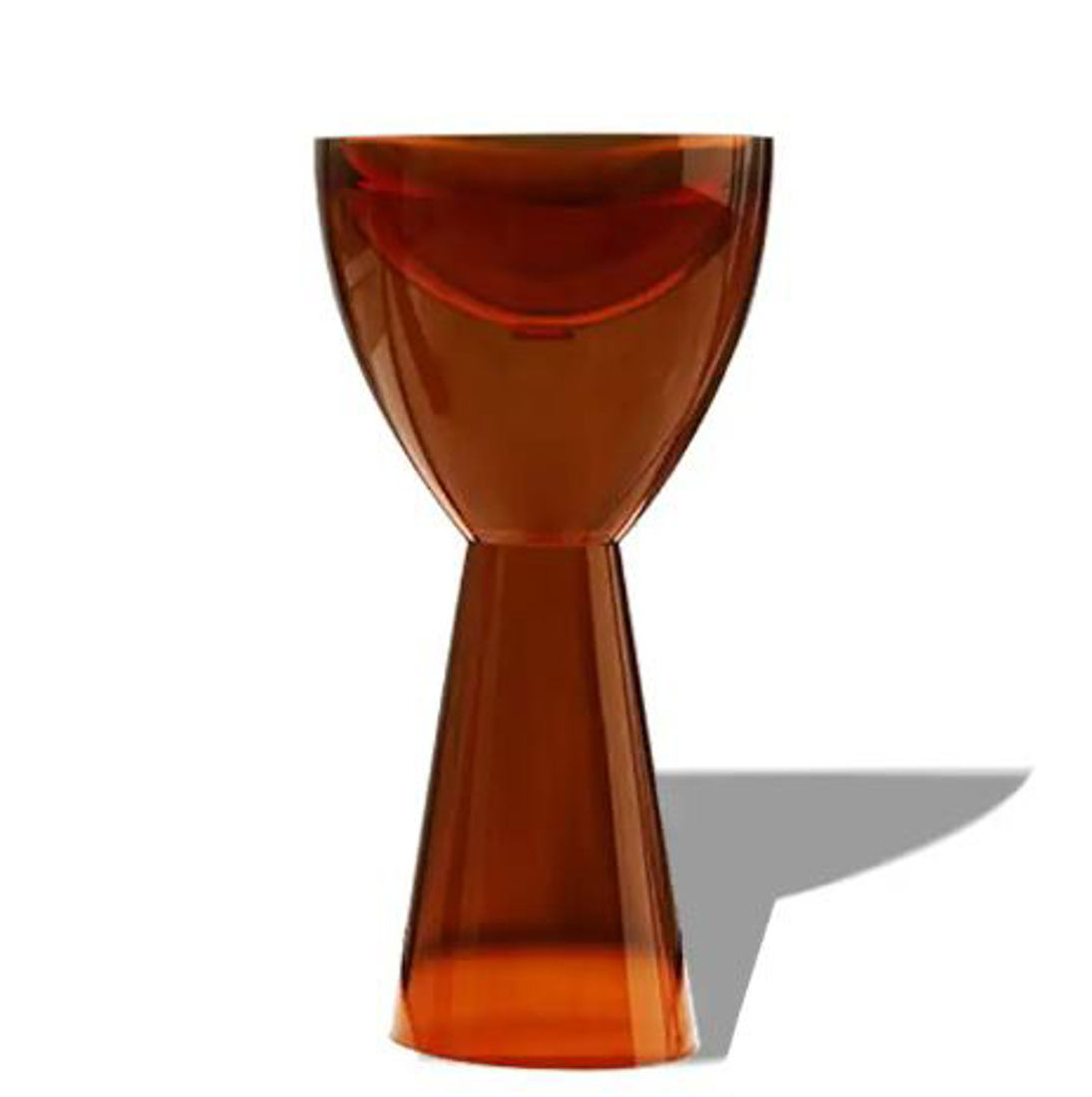 Slika od UVIO TRANSPARENTNI SAMOSTOJEĆI NARANDŽASTI UMIVAONIK 450X450X900