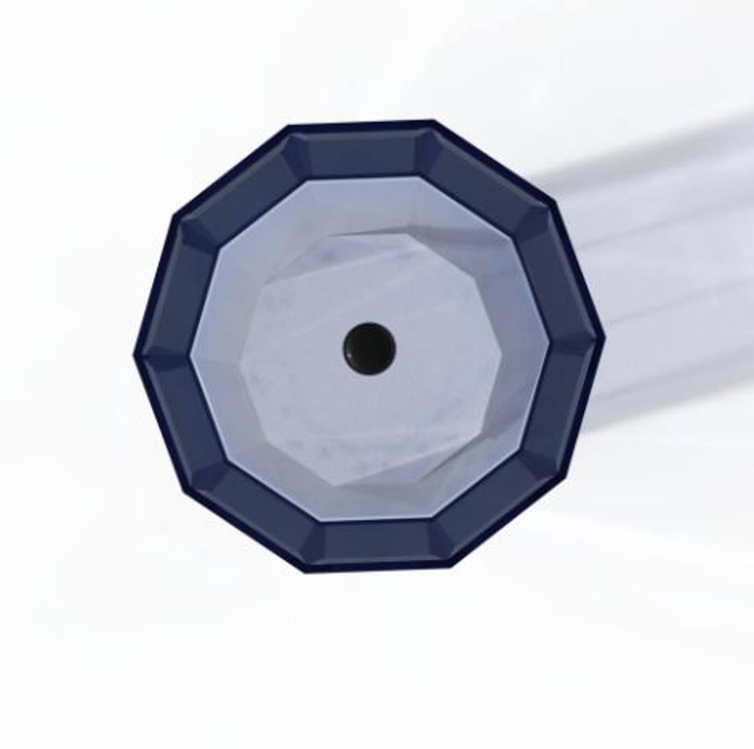 Slika od MOVE TRANSPARENTNI SAMOSTOJEĆI UMIVAONIK PLAVI 500X500X900