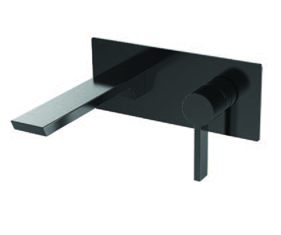 Slika od ERA ZIDNA BATERIJA ZA LAVABO GUNMETAL