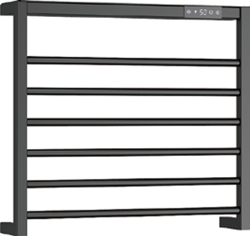 Slika od 304 Electric Towel Rack 500x460 mm Gun metal