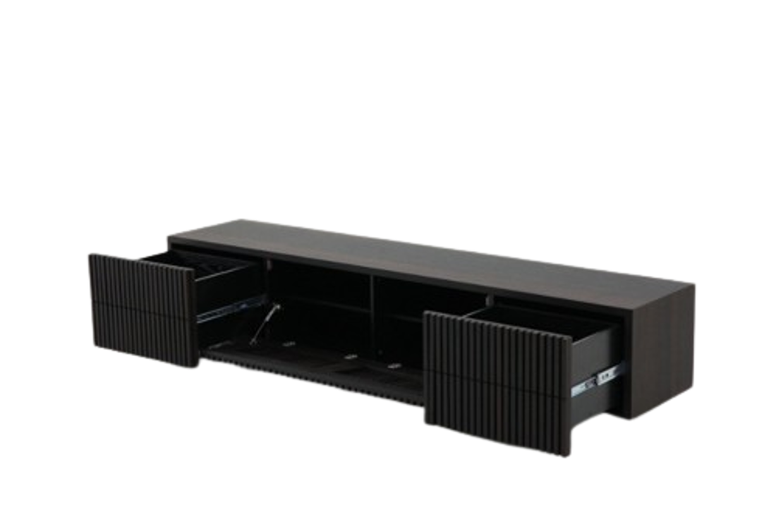 Slika od LINE TV KOMODA 220x45x40 cm WALNUT