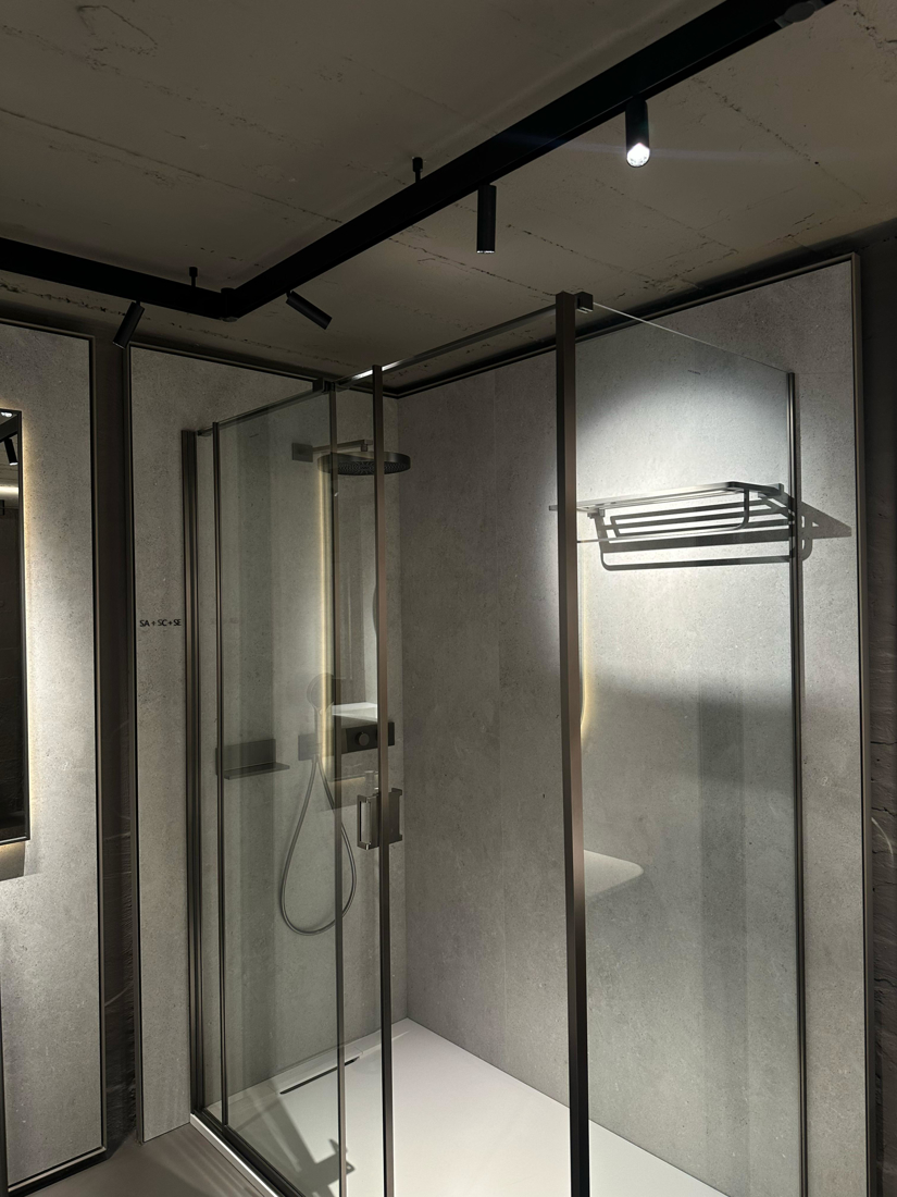 Slika od TUŠ KABINA SA_SC_SE (160X90X220) GUN METAL