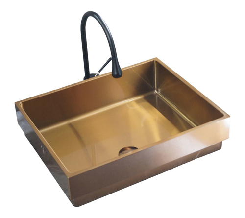 Slika od LAVABO 50X40X12,5 CM BRONZA