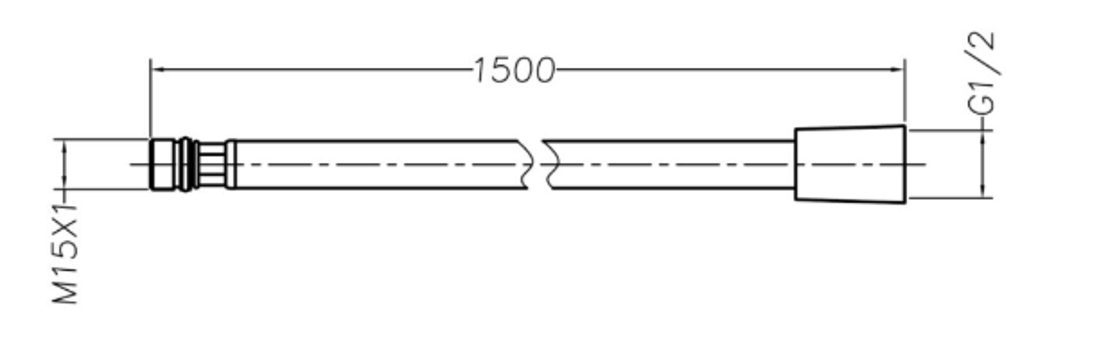 Slika od FUSION TUS CREVO 1,5 m GUN METAL