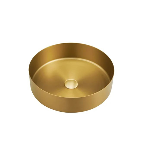 Slika od LITO NADGRADNI LAVABO FI 370 X H115 MM BRUŠENO ZLATO